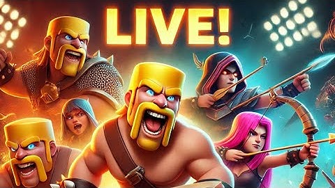 Live COC Gameplay: Epic Battles & Base Builds!