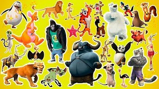 Learn Wild Animals Names and Sounds | With Cartoon characters and Real Animals for Kids