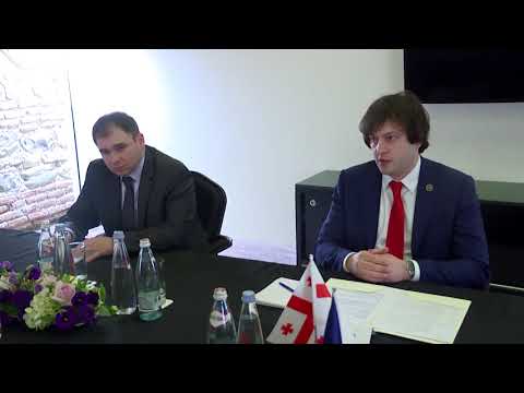 ირაკლი კობახიძე ჩეხეთის რესპუბლიკის სენატის მარშალს შეხვდა