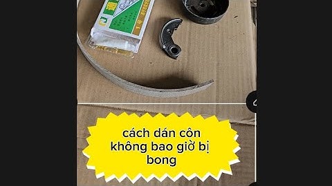 hướng dẫn dán côn cắt cỏ không bao giờ bong 08355555.24 có zalo