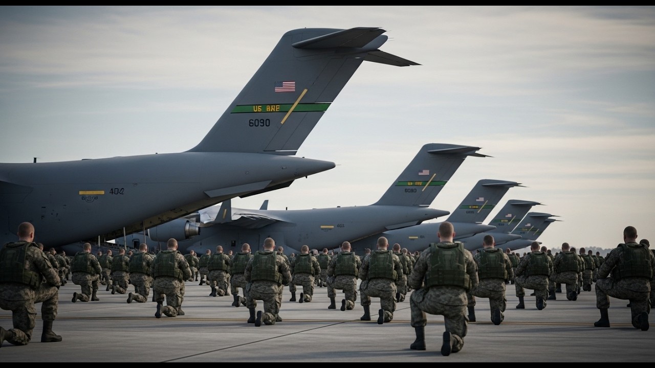 US Air Force C-17 Globemasters Move Forces & Equipment as Iran-US Tensions Grow