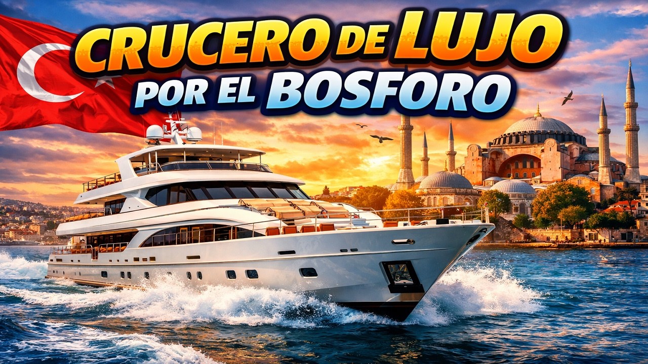 🚢 Crucero de Lujo por el Bósforo en Estambul 🇹🇷 | ¿Vale la pena?