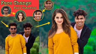 Boy to Girl Photo Editing | How to Change Face in Photos | Male to Female Face Photo Editing Tricks screenshot 4