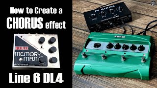 Chorus On Line 6 Dl4 Delay Pedal - Mooer 006 Clean Guitar Tone