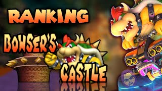 Ranking Every Bowser's Castle in Mario Kart