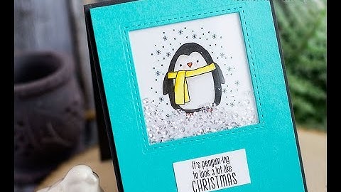 Houses Built of Cards    Penguin Shaker Card