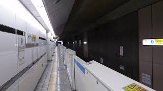 横浜市営地下鉄3000N形3361F 普通あざみ野行き 北新横浜駅到着