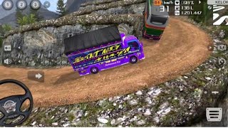 Custom Canter 10 truck passes through winding off-road routes !! Bus simulator Indonesia !!! mod map screenshot 4