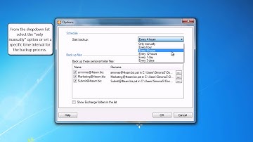 Safe PST Backup Options available from user interface HD