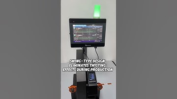 Real-Time Flat Wire Width & Thickness Monitoring — Swing-Type Precision #lasermeasurement