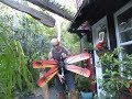 Amazing Dragonfly made from Fan Blades