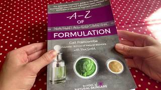 Look inside the A-Z of Natural Cosmetic Formulation book