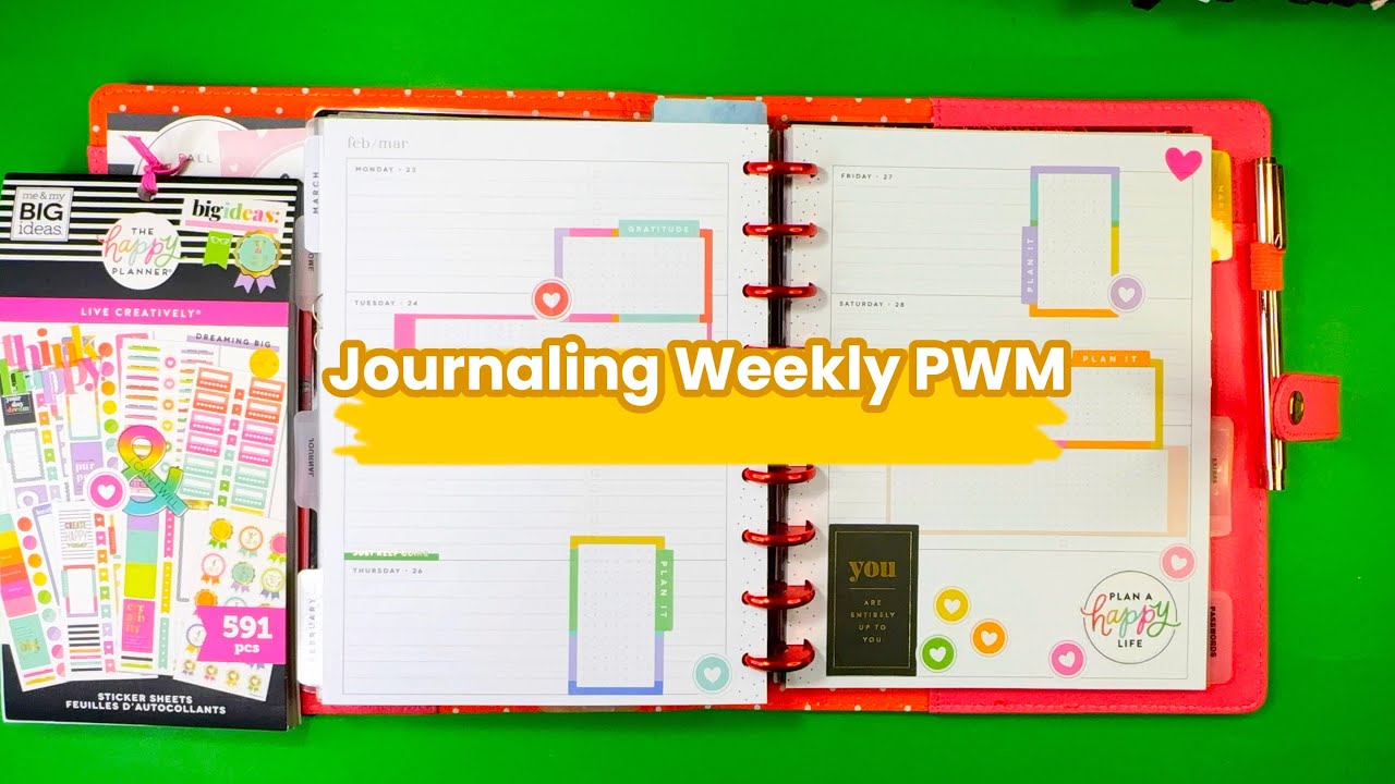 Journaling Weekly PWM