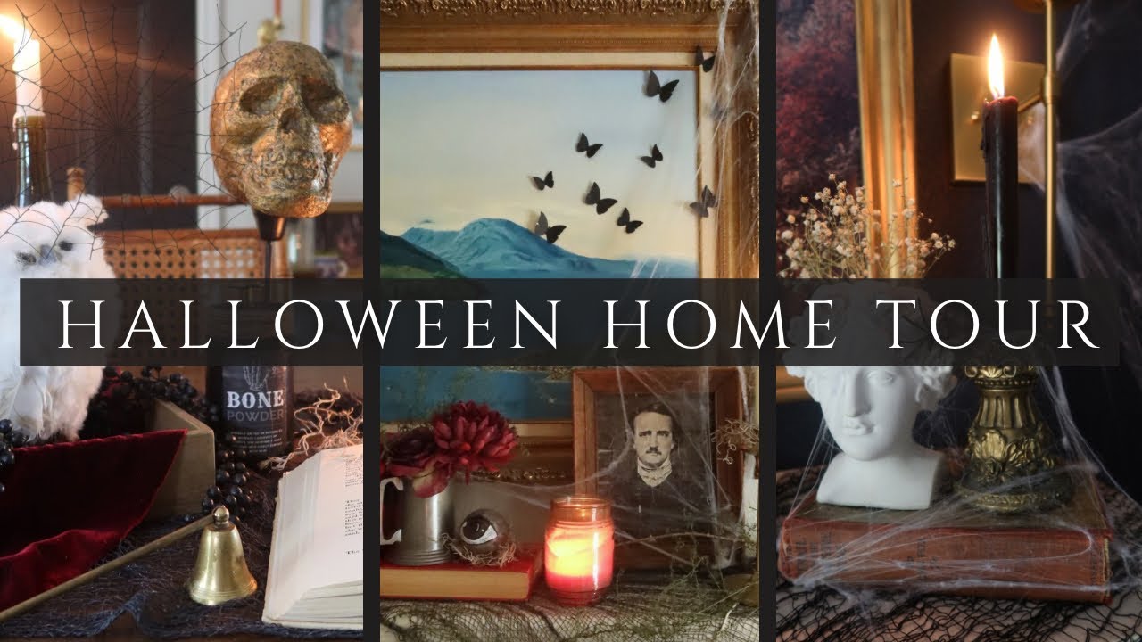 Halloween Home Tour 2023 || Moody and Elegant Halloween - YouTube