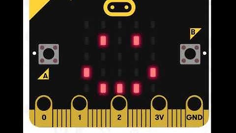 micro:bit - smile and frown programming