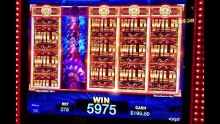 Major Jackpot! and Bonuses on Red Silk by AGS