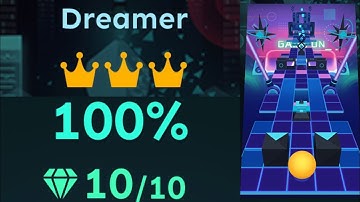 [Rolling Sky Edit] Rolling Nature | Dreamer | 100% Perfect All Gems And Crown
