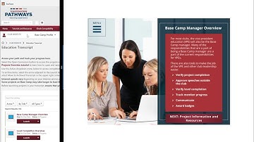 How to access tutorials for Base Camp Managers in Pathways (Toastmasters)