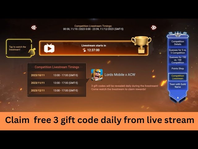 LORDS MOBILE FREE PROMO CODES 6/august/2020 