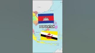 Cambodia vs Brunei Darussalam - Country Battle #shorts #history #geography #countrybattle