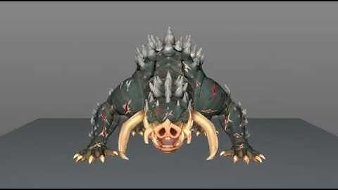 Dauntless, 3D monsters+animations 1 (.c4d)