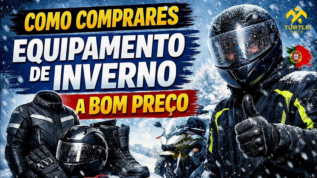 Como comprares equipamento de Inverno a bom preço para andares de mota?