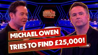 Michael Owen looks to score big against The Banker | Deal or No Deal
