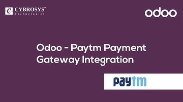 Odoo Paytm Payment Gateway Integration