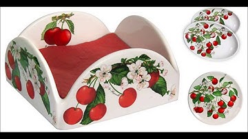 PORTATOVAGLIOLI IN CERAMICA E PORCELLANA