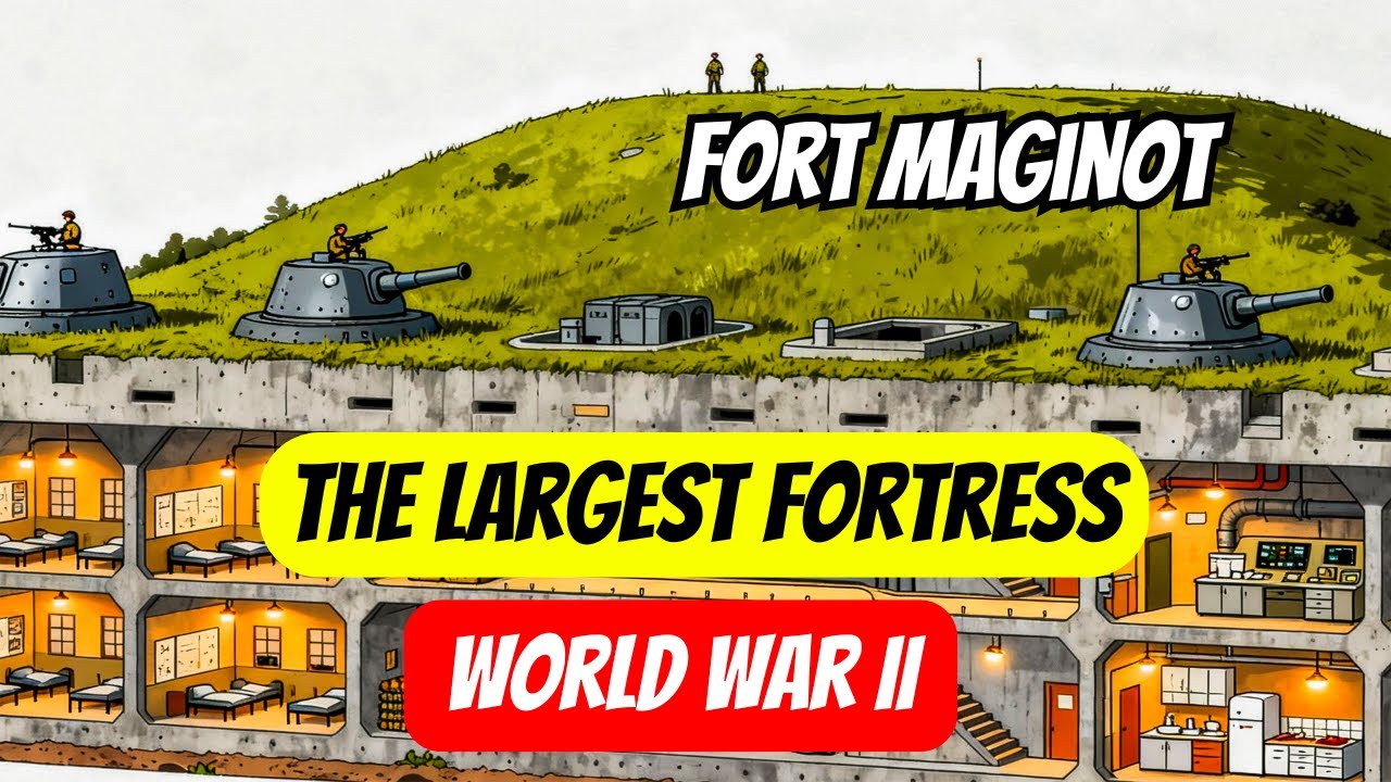 How did the Maginot Line operate Life inside the largest fortress of World War II ?