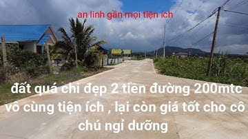 243 | hẻm 12m blaosire xã đại lào tp bảo lộc | đất vô cùng đẹp giá lại rẻ 2 tiền đường 200mtc