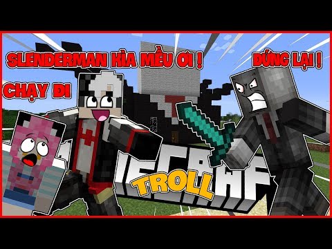 REDHOODVN TROLL SLENDERMAN BẰNG TNT*REDHOODVN VÀ MỀU TÌM THẤY KHO BÁO CỦA SLENDERMAN TRONG MINECRAFT