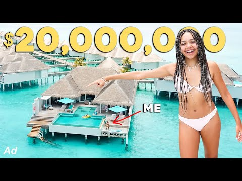 New House Tour!! Inside Our 20,000,000 Luxury Villa In The Maldives