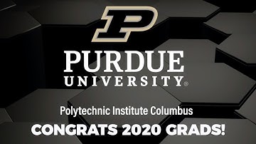 Purdue Columbus: Congrats to our 2020 Grads