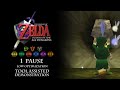 Ocarina of Time All Dungeons in 1 Pause by Mubbsy (LOTAD)[Commentated]