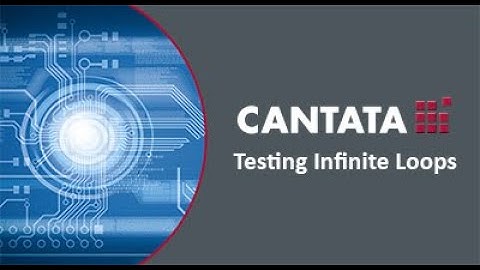 Cantata: Testing Infinite Loops