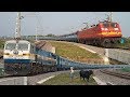 Autonagar Curve | 5 In 1 Trains Compilation of Garib Rath Guntur Intercity & more | INDIAN RAILWAYS