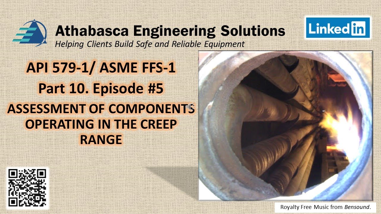 Part 10 Episode 05 API 579-1 Fitness for Service Creep Assessment