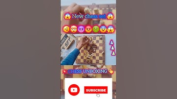 Unboxing the Most Beautiful Chess Set Ever! 😍 #shorts #ytshorts #chess #trending