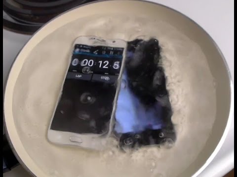 iPhone 6 Boiling Hot Water