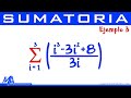 Sumatoria - Notación Sigma | Ejemplo 3