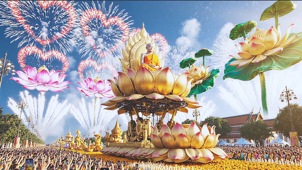 $100M Magha Puja Parade: Thailand’s Most Surreal "Ten Thousand Buddhas" Festival