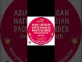 asian native  Hawaiian pacific islander heritage month all day in the month of may 2026 5/16/26
