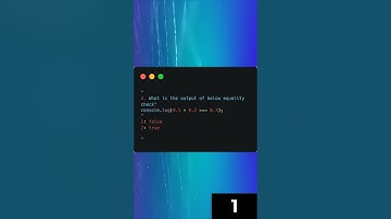 #shorts JavaScript Equality Check: Why 0.1 + 0.2 != 0.3? #shorts