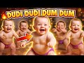 Dudi Dudi Dam Dam Dance💃 | Dodi Dodi Dum Dum Kids Dance | Funny Kids Videos | Kids Rhymes  #dudidudi