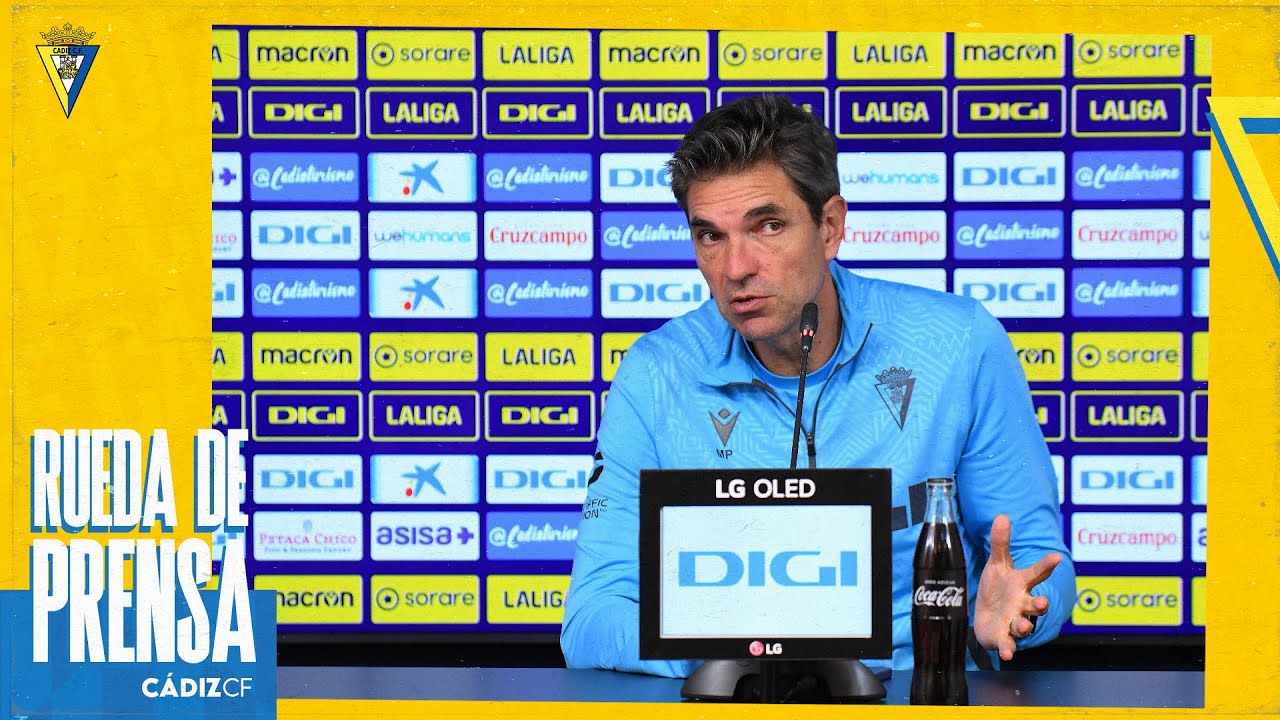 RUEDA DE PRENSA DE MAURICIO PELLEGRINO EN LA PREVIA DEL CÁDIZ ...