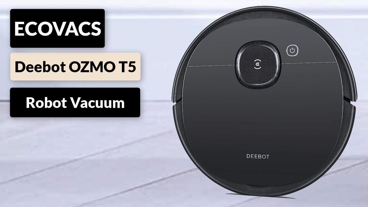 ECOVACS Deebot OZMO T5 Robot Vacuum and 