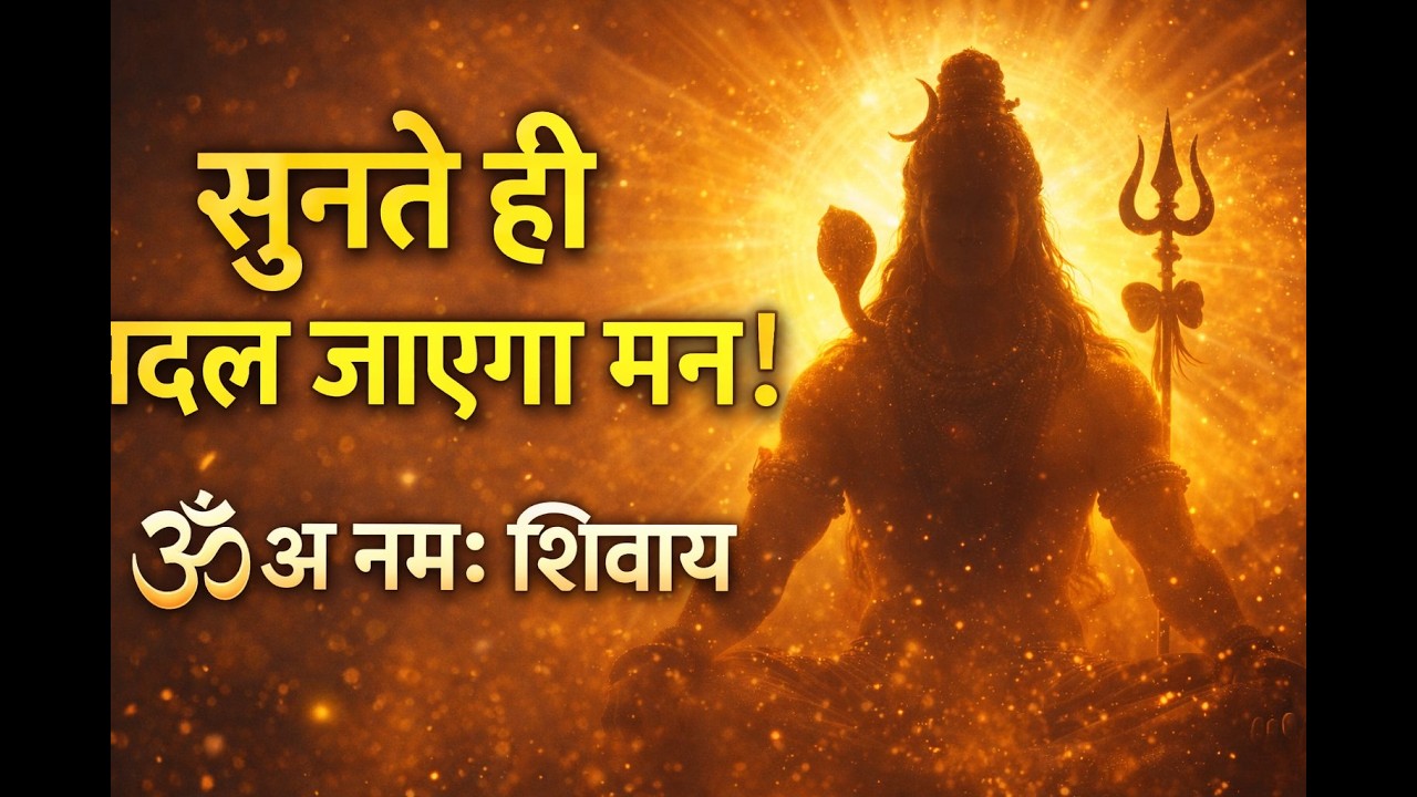 सुनते ही बदल जाएगा मन! | शक्तिशाली ॐ नमः शिवाय मंत्र | Shiv Bhajan 2026 🙏#bhajan