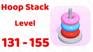 Hoop Stack Level 131-155 Gameplay Walkthrough
