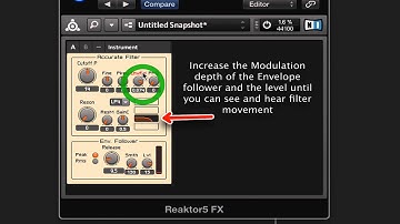 NI.Reaktor How To Envelope Follow Amplitude and Modulate Filter.